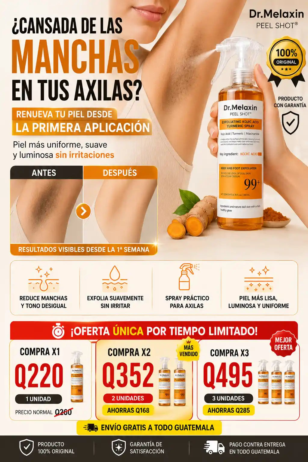 Dr. Melaxin Peel Shot Spray